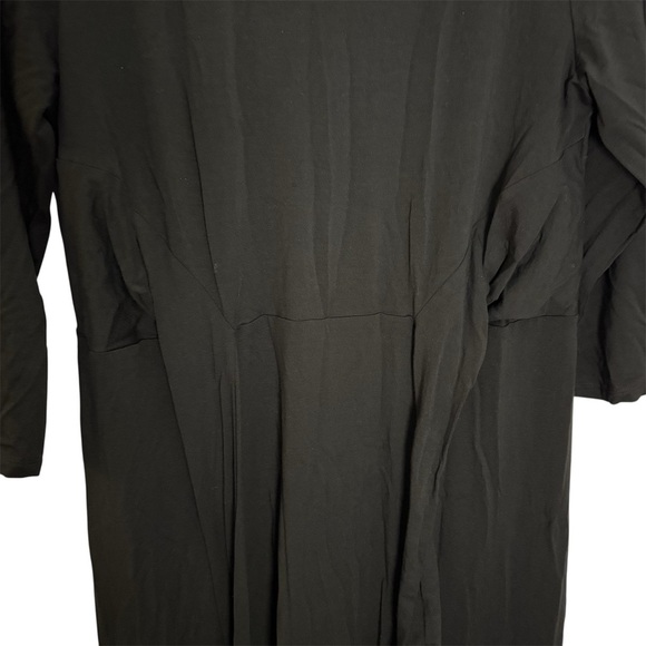 Garnet Hill Women’s 3/4 Sleeve Tencel Stretch Jersey Maxi Tie Dress Size Medium - Picture 8 of 10